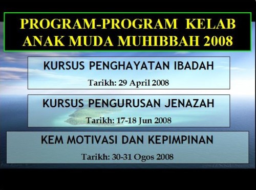 Program-program KAMM 2008